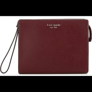 ***NEW*** Kate Spade New York
Spencer Gusseted Wristlet | Grenache